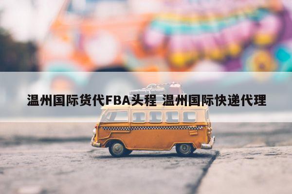 温州国际货代FBA头程 温州国际快递代理