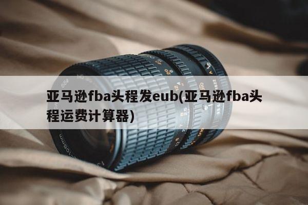 亚马逊fba头程发eub(亚马逊fba头程运费计算器)