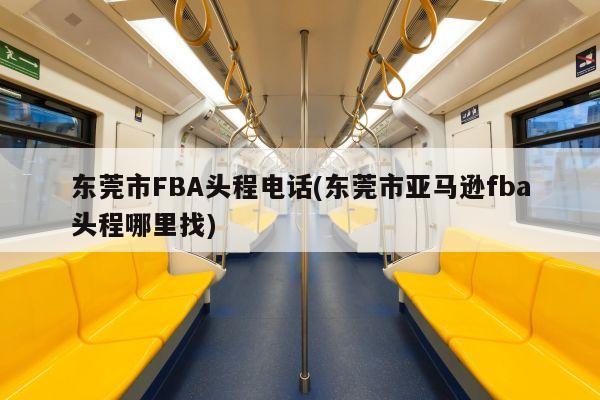 东莞市FBA头程电话(东莞市亚马逊fba头程哪里找)