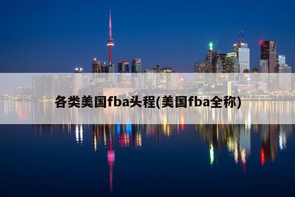 各类美国fba头程(美国fba全称)