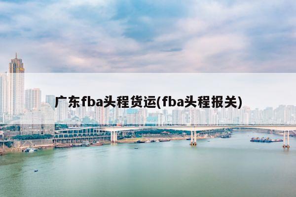 广东fba头程货运(fba头程报关)