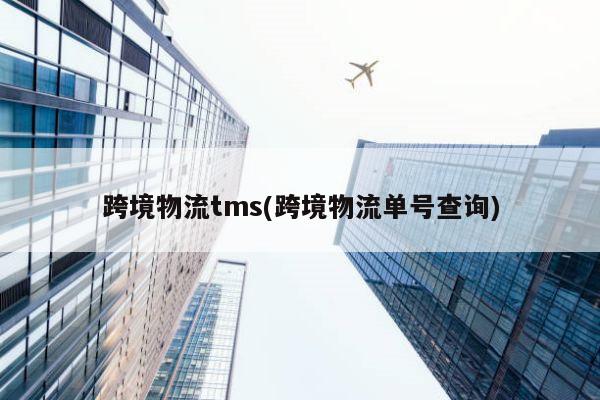 跨境物流tms(跨境物流单号查询)