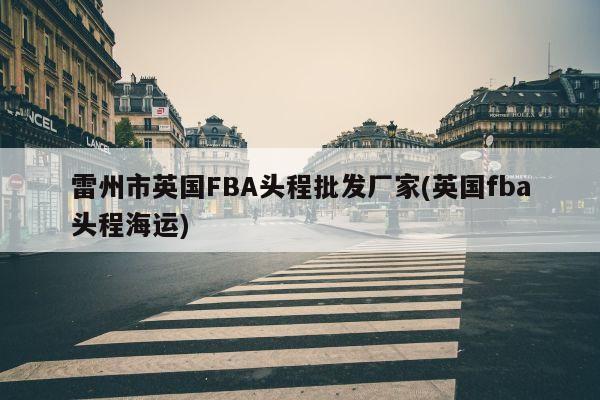 雷州市英国FBA头程批发厂家(英国fba头程海运)