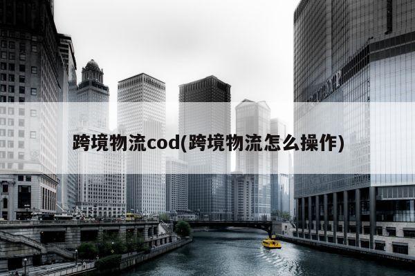 跨境物流cod(跨境物流怎么操作)