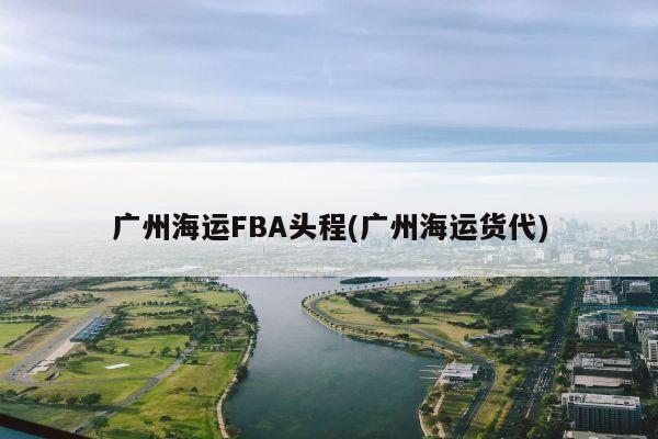 广州海运FBA头程(广州海运货代)