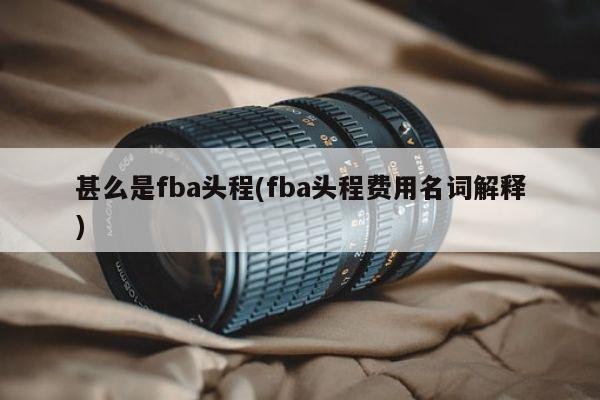 甚么是fba头程(fba头程费用名词解释)