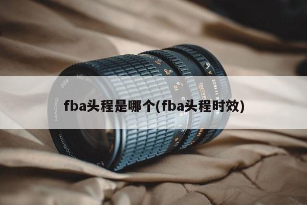 fba头程是哪个(fba头程时效)