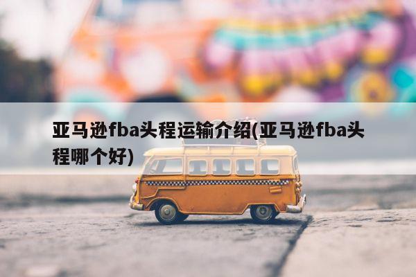 亚马逊fba头程运输介绍(亚马逊fba头程哪个好)