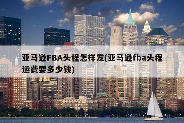 亚马逊FBA头程怎样发(亚马逊fba头程运费要多少钱)