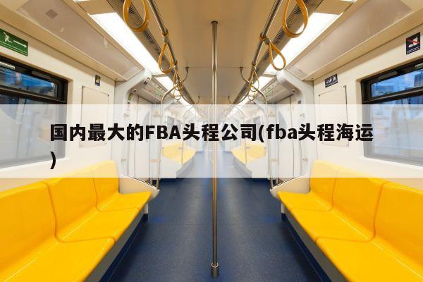 国内最大的FBA头程公司(fba头程海运)