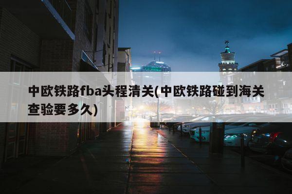 中欧铁路fba头程清关(中欧铁路碰到海关查验要多久)