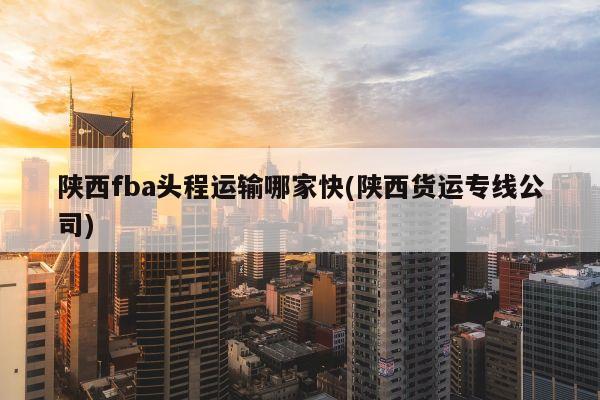 陕西fba头程运输哪家快(陕西货运专线公司)